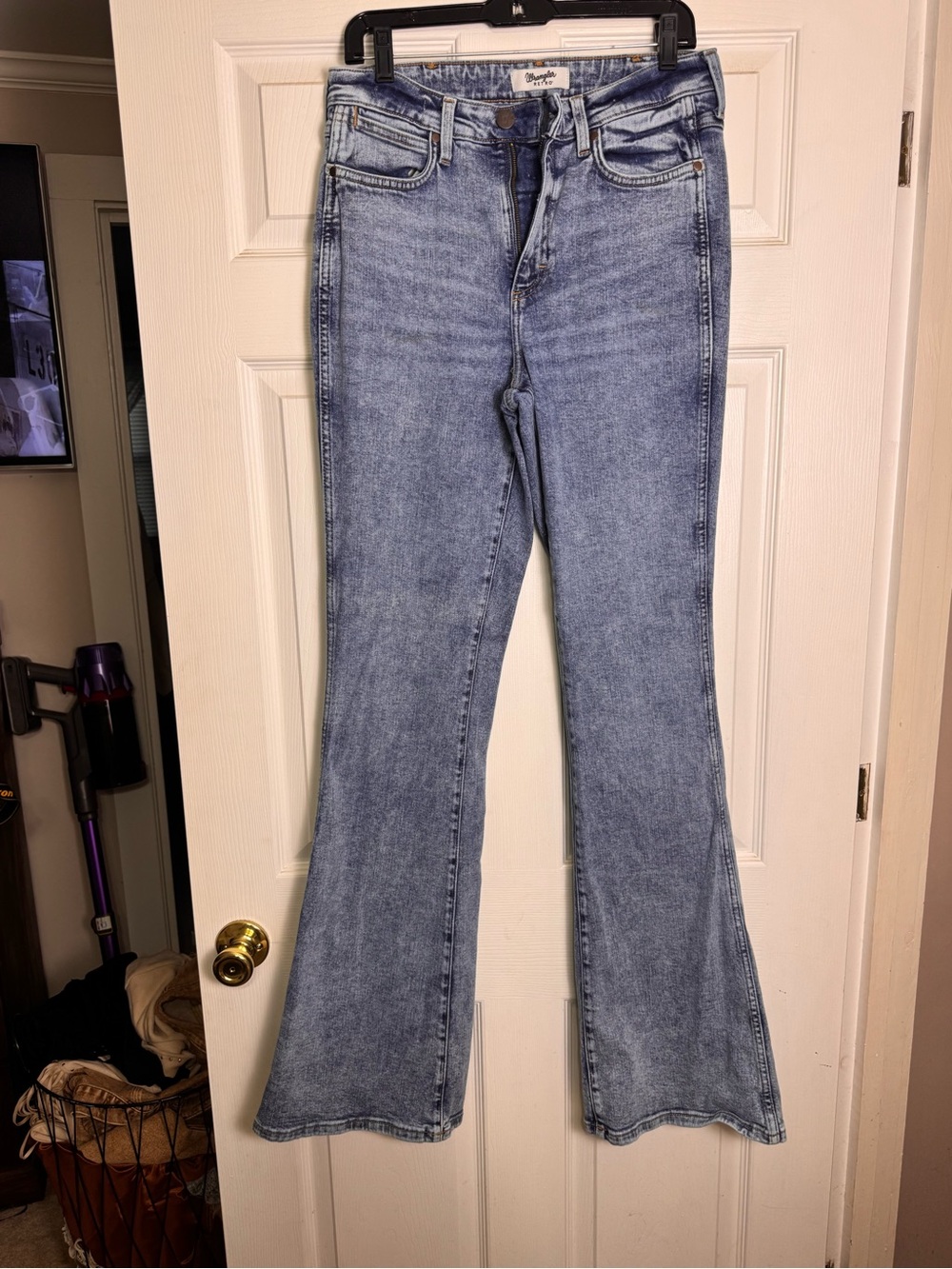 Wrangler Women's Light Blue Flared Jeans